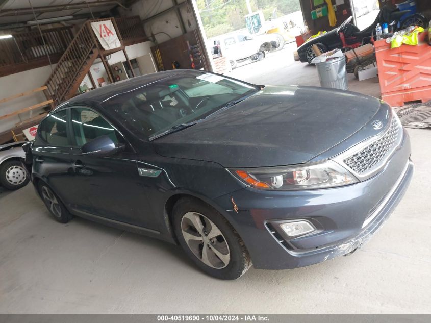 KNAGM4AD7E5070582 2014 Kia Optima Hybrid Lx