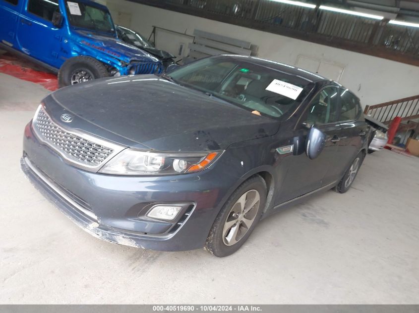 KNAGM4AD7E5070582 2014 Kia Optima Hybrid Lx