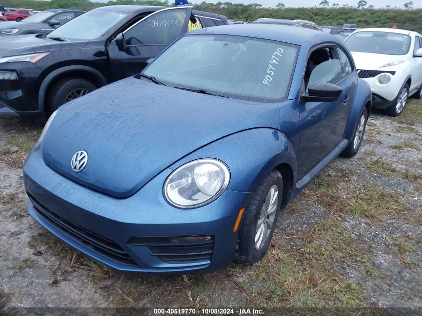 VIN 3VWF17AT1HM627823 2017 VOLKSWAGEN BEETLE #PINKBEETLE/1.8T CLASSIC/1.8T S