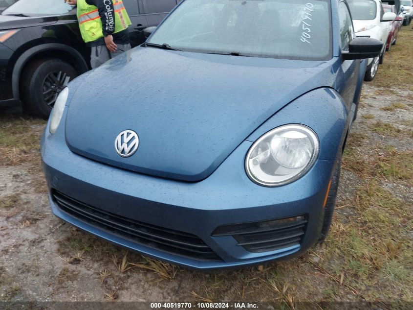 VIN 3VWF17AT1HM627823 2017 VOLKSWAGEN BEETLE #PINKBEETLE/1.8T CLASSIC/1.8T S