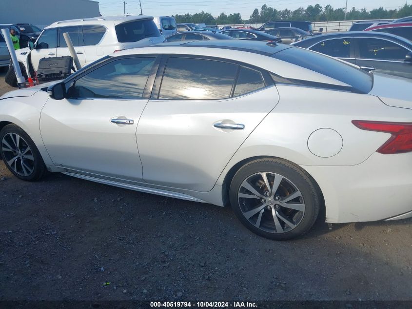 2016 Nissan Maxima 3.5 Sl VIN: 1N4AA6AP6GC399401 Lot: 40519794