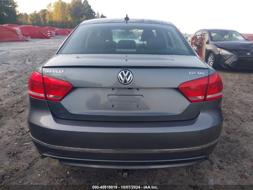 1VWCN7A32EC101592 2014 Volkswagen Passat 2.0L Tdi Sel Premium