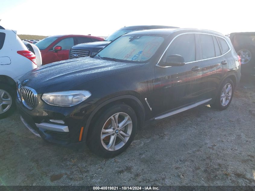 VIN 5UXTR7C56KLR43870 2019 BMW X3, Sdrive30I no.2