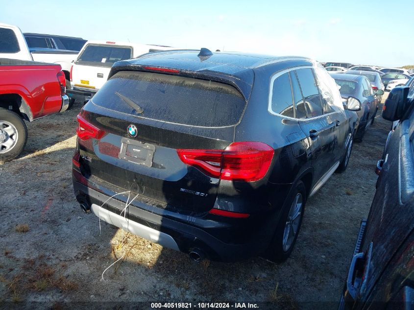 VIN 5UXTR7C56KLR43870 2019 BMW X3, Sdrive30I no.4