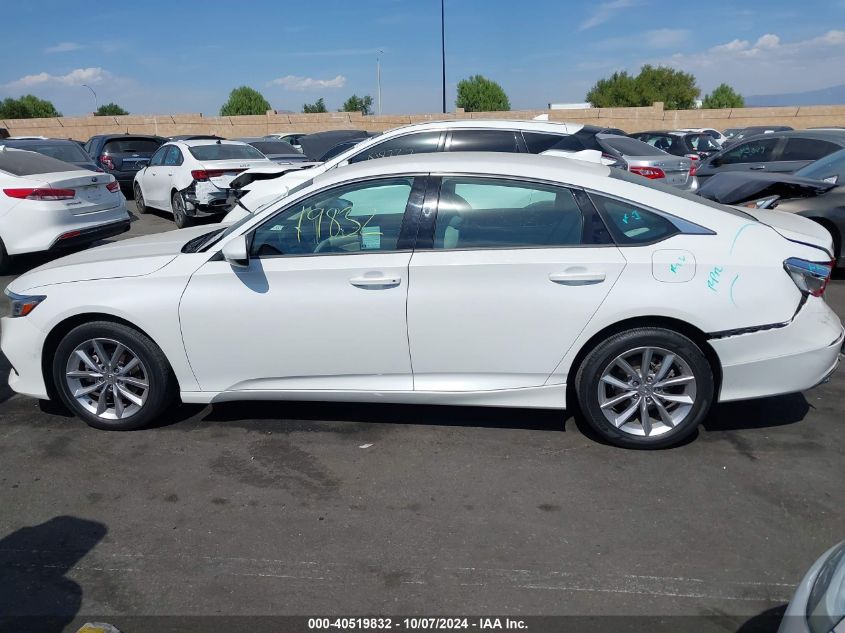 2021 Honda Accord Lx VIN: 1HGCV1F15MA069966 Lot: 40519832