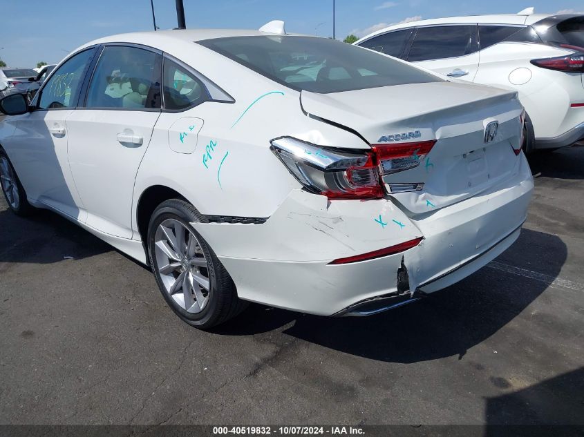 2021 Honda Accord Lx VIN: 1HGCV1F15MA069966 Lot: 40519832