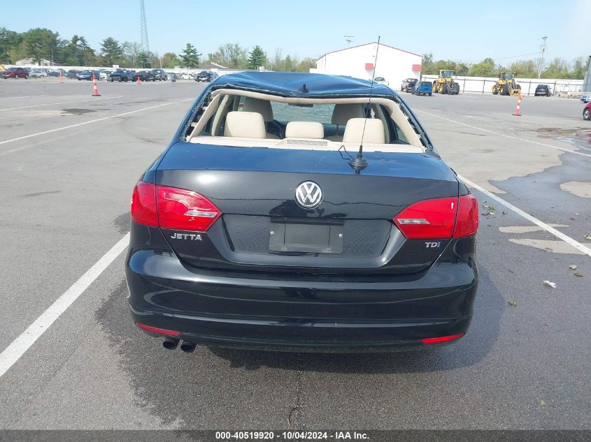 3VWLL7AJ4DM297407 2013 Volkswagen Jetta 2.0L Tdi