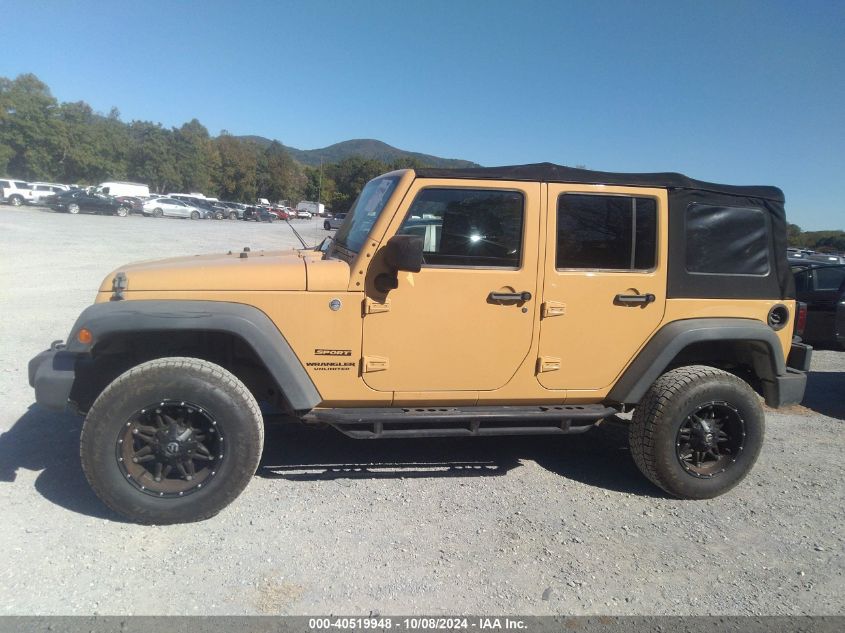 2013 Jeep Wrangler Unlimited Sport VIN: 1C4BJWDG7DL701381 Lot: 40519948