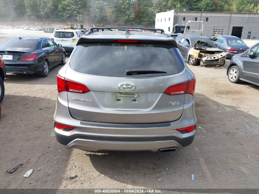 5NMZUDLB0JH058420 2018 Hyundai Santa Fe Sport 2.4L