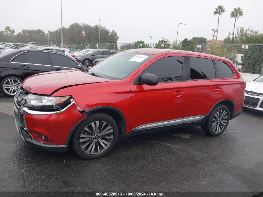 2019 Mitsubishi Outlander Es VIN: JA4AD2A37KZ010210 Lot: 40520013