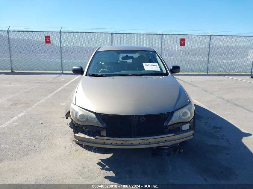 2008 Subaru Impreza 2.5I VIN: JF1GH61698H814292 Lot: 40520018