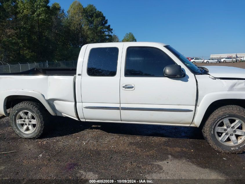 2007 GMC Sierra 1500 Classic Sle1 VIN: 1GTEK19Z87Z112722 Lot: 40520039