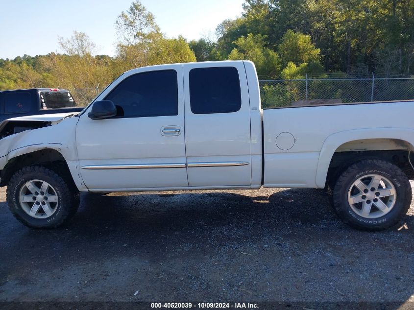 2007 GMC Sierra 1500 Classic Sle1 VIN: 1GTEK19Z87Z112722 Lot: 40520039