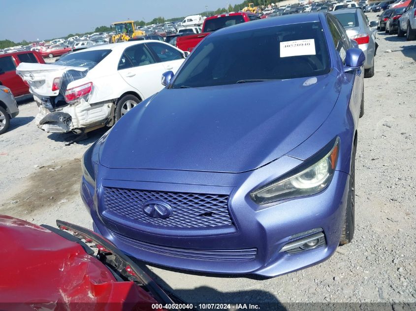 2014 Infiniti Q50 Premium VIN: JN1BV7AR0EM702015 Lot: 40520040