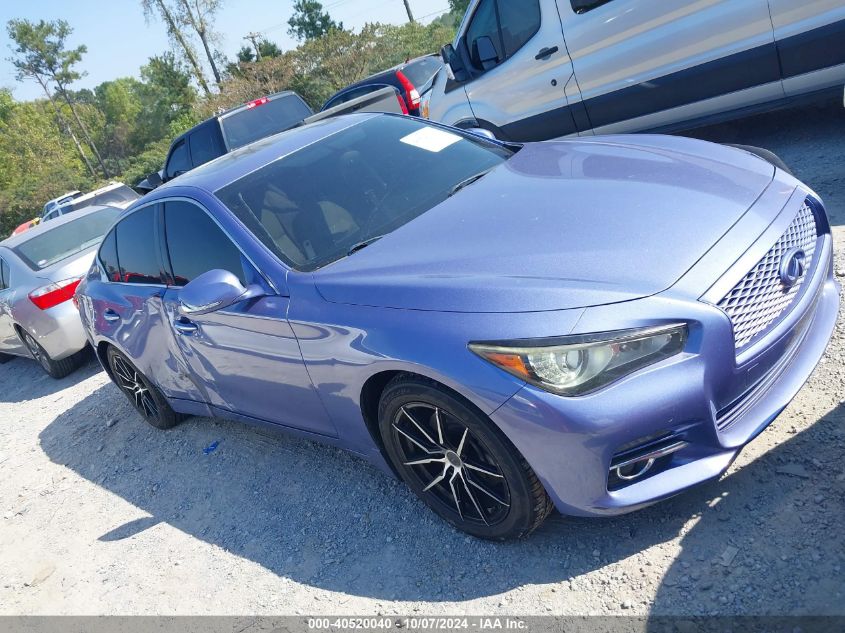 2014 Infiniti Q50 Premium VIN: JN1BV7AR0EM702015 Lot: 40520040