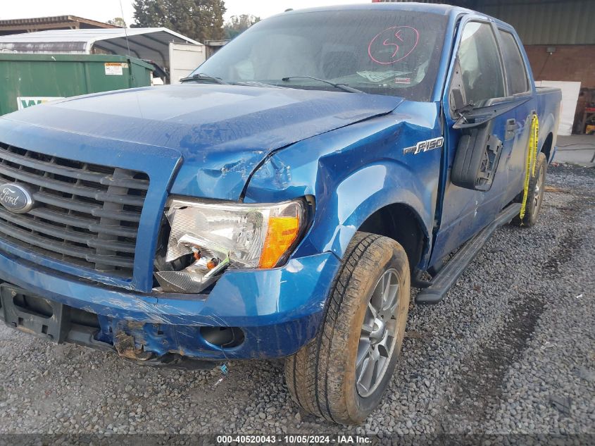 1FTFW1EF2EKD25725 2014 Ford F-150 Stx