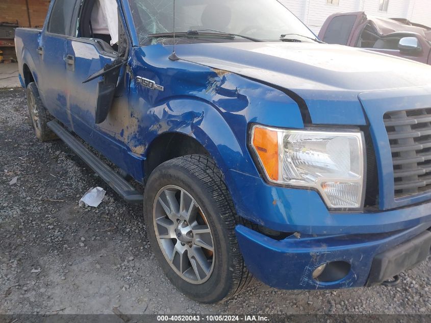 1FTFW1EF2EKD25725 2014 Ford F-150 Stx