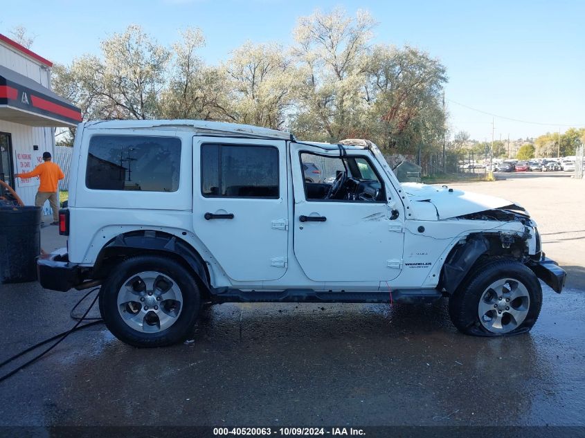 2016 Jeep Wrangler Unlimited Sahara VIN: 1C4BJWEG3GL156119 Lot: 40520063