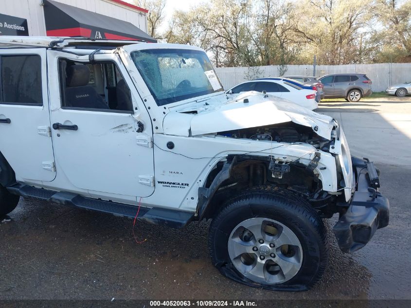 2016 Jeep Wrangler Unlimited Sahara VIN: 1C4BJWEG3GL156119 Lot: 40520063