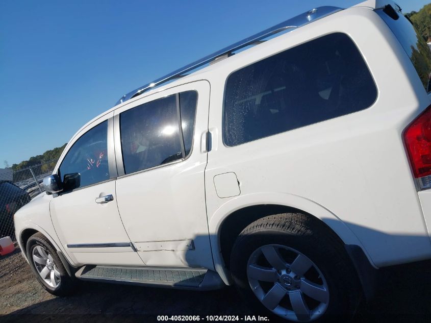 2010 Nissan Armada Platinum VIN: 5N1BA0ND2AN602917 Lot: 40520066