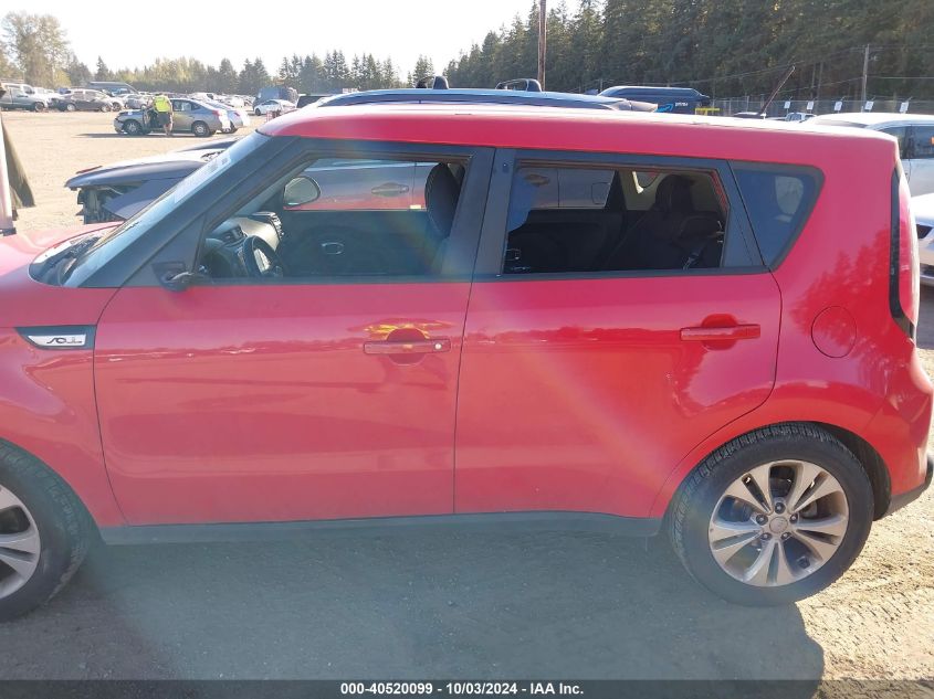 2016 Kia Soul + VIN: KNDJP3A56G7835839 Lot: 40520099