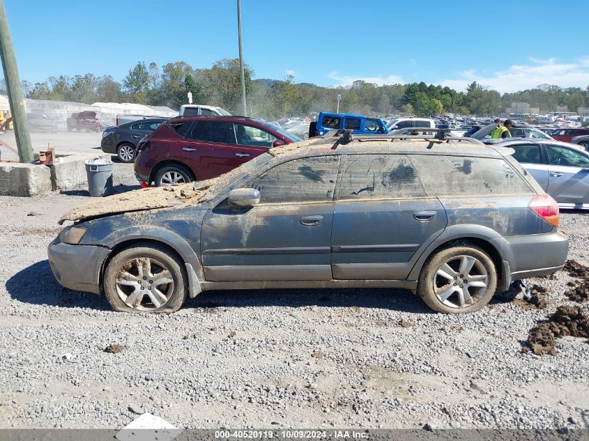 2005 Subaru Outback 2.5Xt VIN: 4S4BP68C254377317 Lot: 40520119