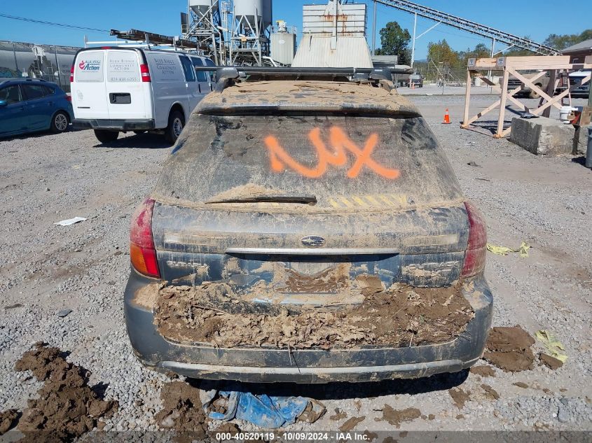 2005 Subaru Outback 2.5Xt VIN: 4S4BP68C254377317 Lot: 40520119