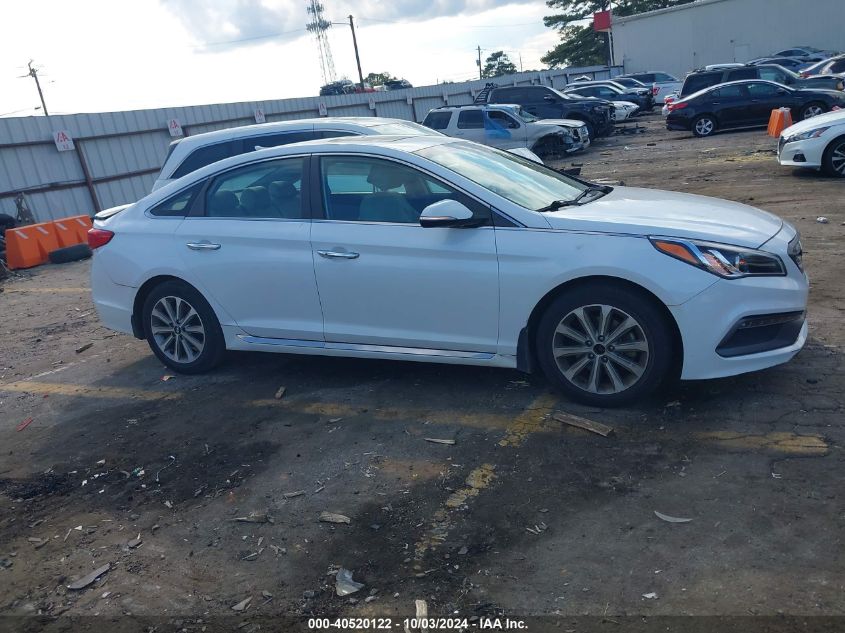 2017 Hyundai Sonata Limited VIN: 5NPE34AF8HH526303 Lot: 40520122