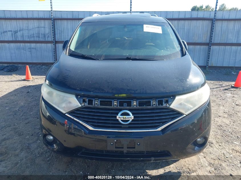 2012 Nissan Quest Le VIN: JN8AE2KP7C9041788 Lot: 40520128