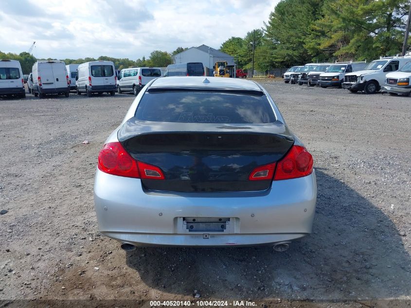 2012 Infiniti G37X VIN: JN1CV6AR1CM972432 Lot: 40520140