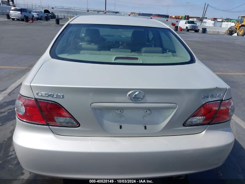 2003 Lexus Es 300 VIN: JTHBF30G230140074 Lot: 40520149