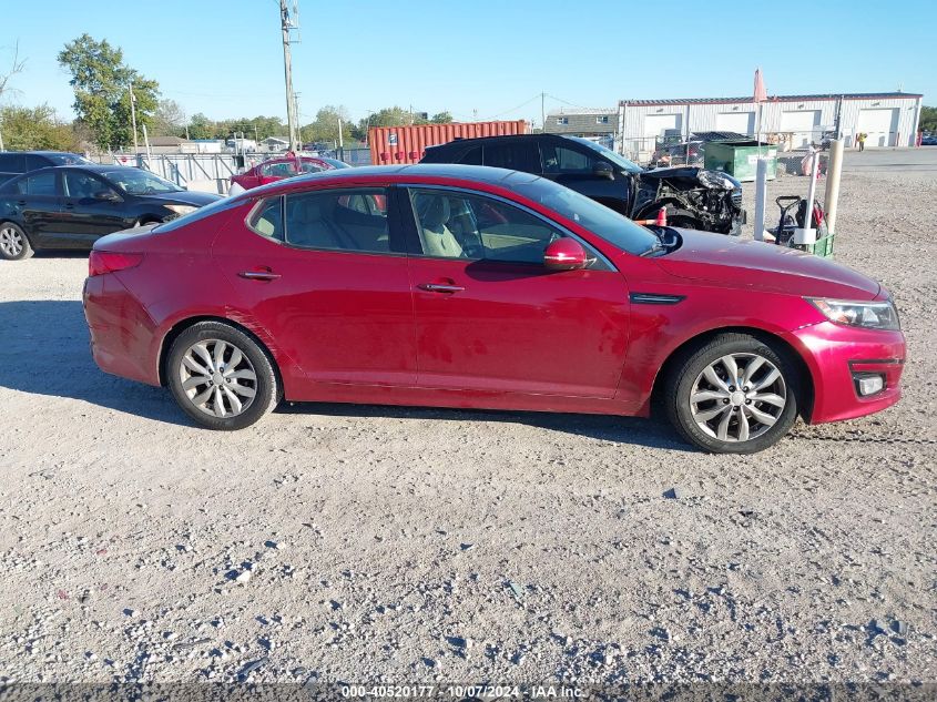 2015 Kia Optima Ex VIN: 5XXGN4A75FG407175 Lot: 40520177