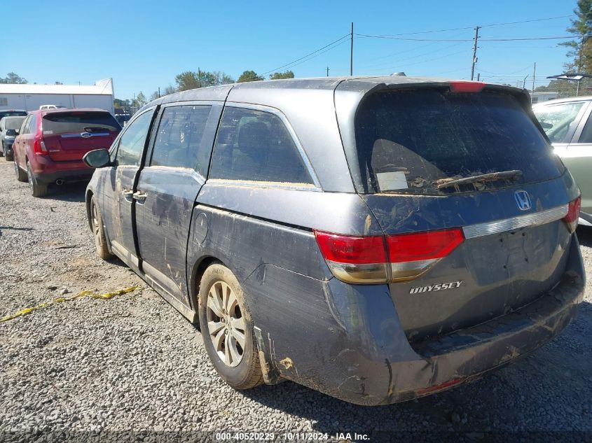 VIN 5FNRL5H66FB051033 2015 Honda Odyssey, Ex-L no.3