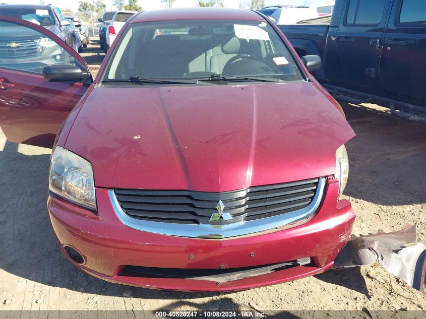 2007 Mitsubishi Galant Es/Se VIN: 4A3AB36F17E042988 Lot: 40520247