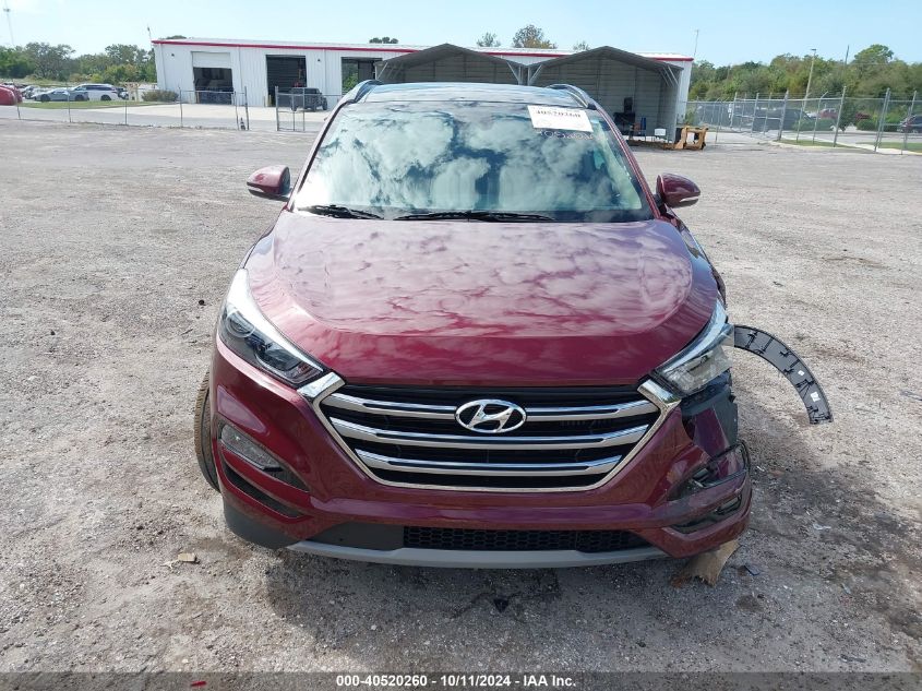 2017 Hyundai Tucson Limited/Sport And Eco/Se VIN: KM8J3CA22HU359363 Lot: 40520260