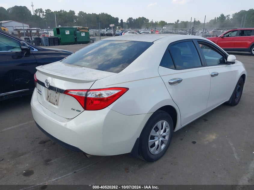 2016 TOYOTA COROLLA LE ECO - 5YFBPRHE7GP396078