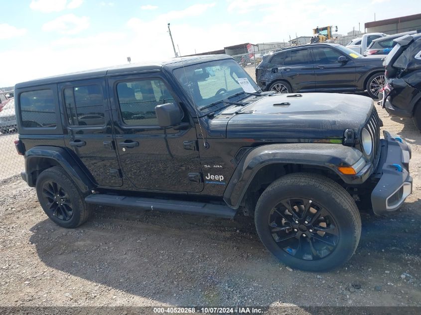 2023 Jeep Wrangler 4Xe Sahara 4X4 VIN: 1C4JJXP65PW630544 Lot: 40520268