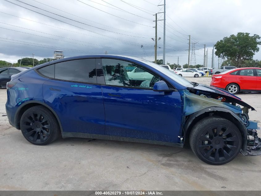 2020 Tesla Model Y Long Range Dual Motor All-Wheel Drive VIN: 5YJYGDEE3LF029556 Lot: 40520279