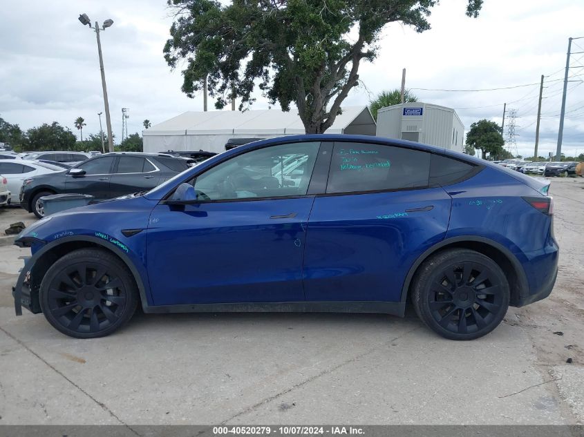 2020 Tesla Model Y Long Range Dual Motor All-Wheel Drive VIN: 5YJYGDEE3LF029556 Lot: 40520279