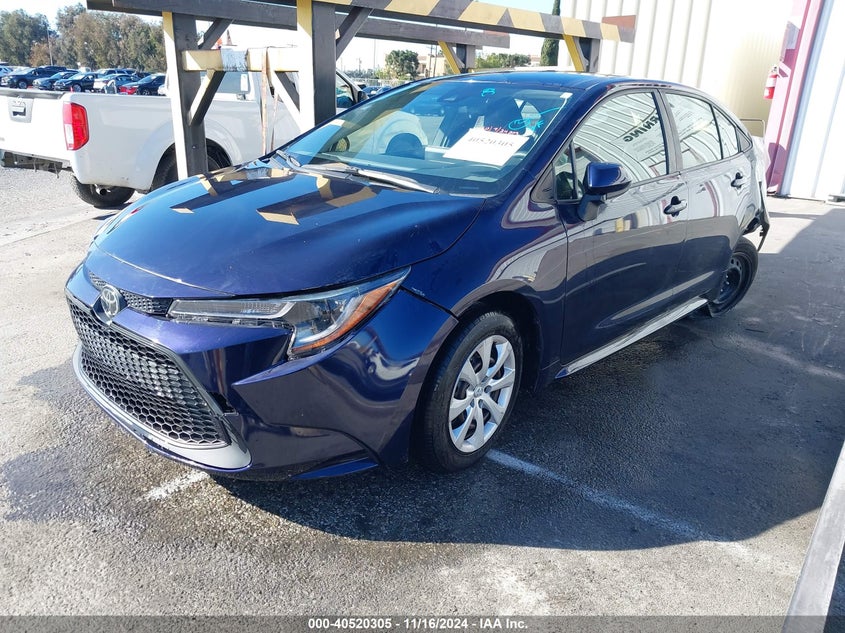 VIN JTDEPMAE9MJ155746 2021 TOYOTA COROLLA LE