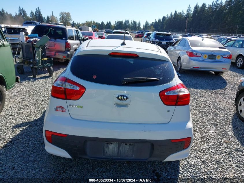 2016 Kia Rio Ex VIN: KNADN5A35G6678336 Lot: 40520334