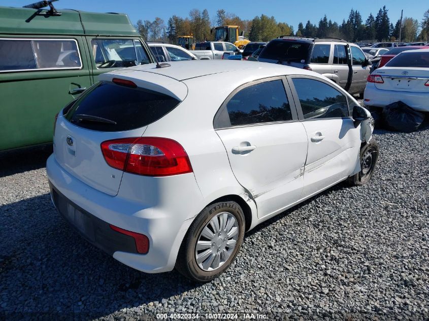 2016 Kia Rio Ex VIN: KNADN5A35G6678336 Lot: 40520334