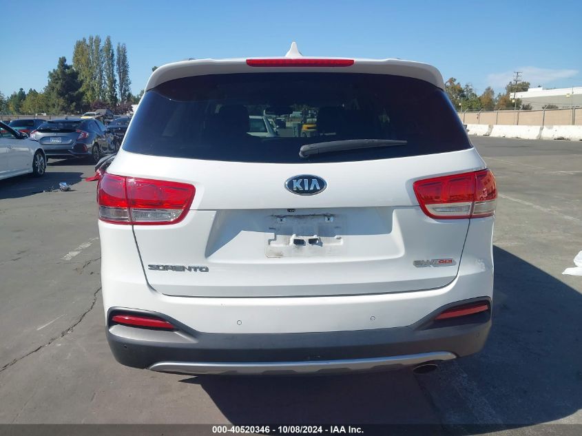 2017 KIA SORENTO 2.0T EX - 5XYPH4A10HG244579