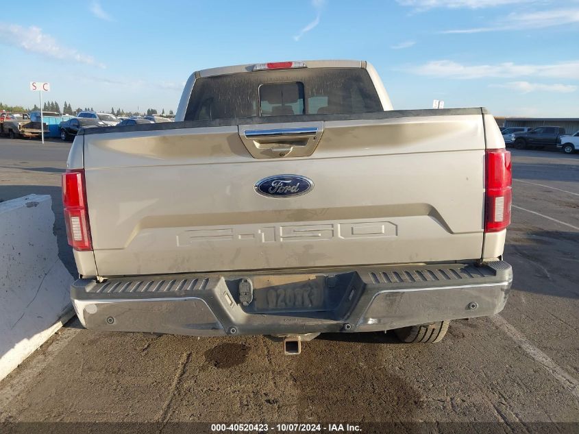 2018 Ford F-150 Lariat VIN: 1FTEW1E56JKD10156 Lot: 40520423