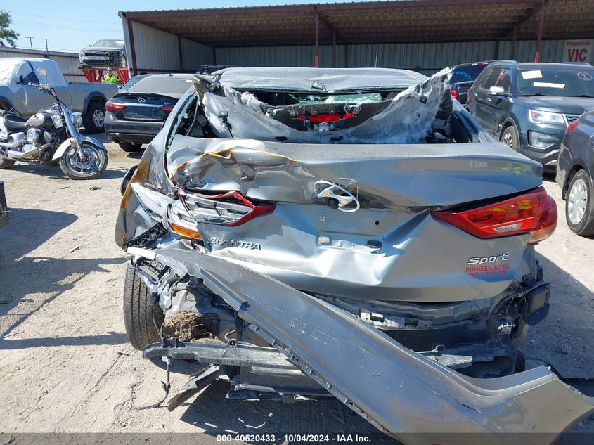 KMHD04LBXJU504812 2018 Hyundai Elantra Sport