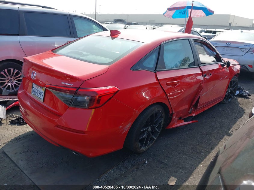 2022 HONDA CIVIC SPORT - 2HGFE2F52NH510641