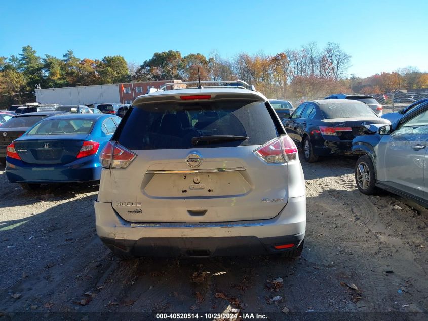 2015 Nissan Rogue Sl VIN: 5N1AT2MV8FC801761 Lot: 40520514