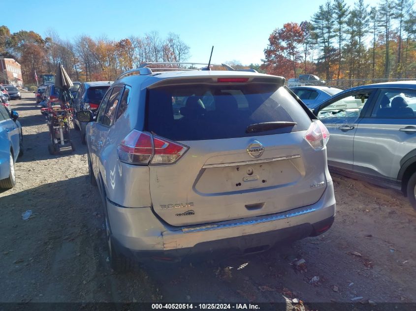 2015 Nissan Rogue Sl VIN: 5N1AT2MV8FC801761 Lot: 40520514