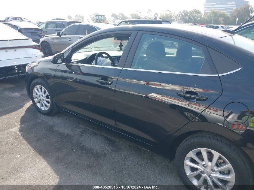 2022 Hyundai Accent Sel VIN: 3KPC24A63NE154301 Lot: 40520515