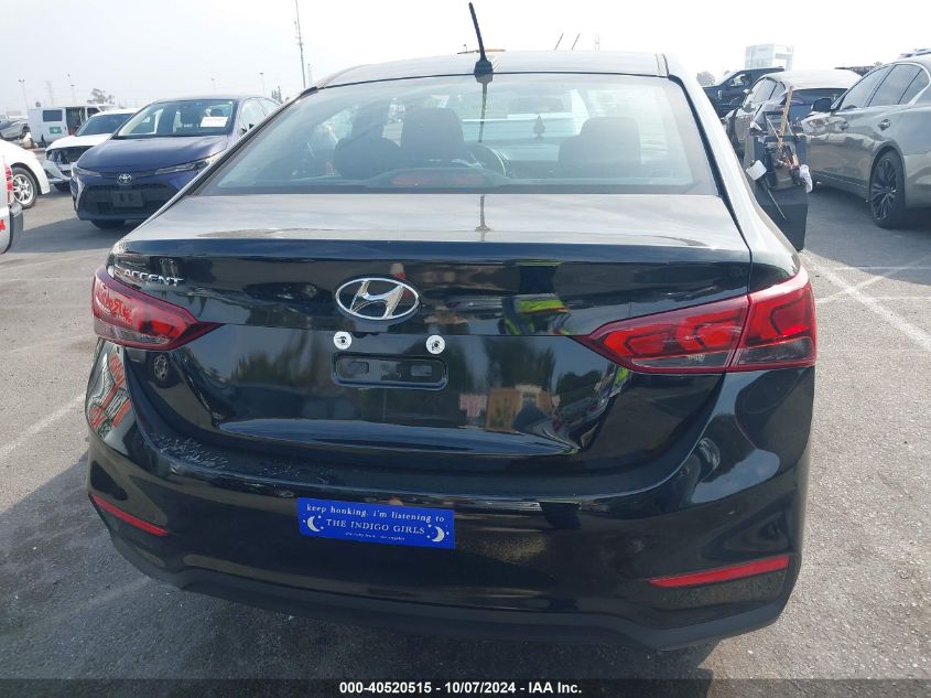 2022 Hyundai Accent Sel VIN: 3KPC24A63NE154301 Lot: 40520515